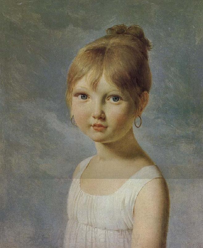 Baron Pierre Narcisse Guerin Portrait de petite fille France oil painting art